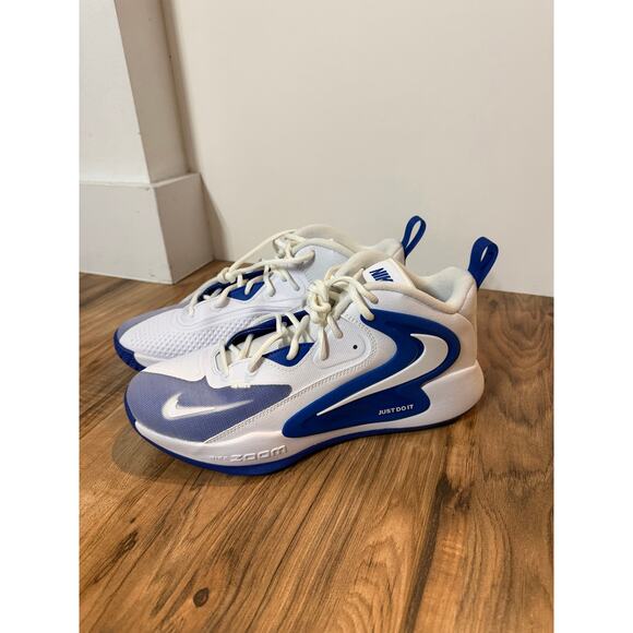 NWOT Nike Hyperset 2 Royal Blue White Unisex Shoes SZ10 Womens SZ11.5